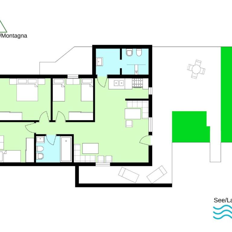 Bellavista I Garten Ferienwohnung mit Pool - Appartamento con Vista Lago - 35