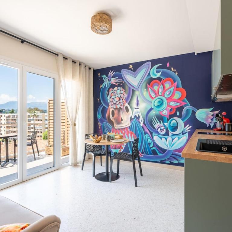 Art Mexicain - Terrasse - Calme - Mer à 1min a pied - Appartement 1 Chambre - 1