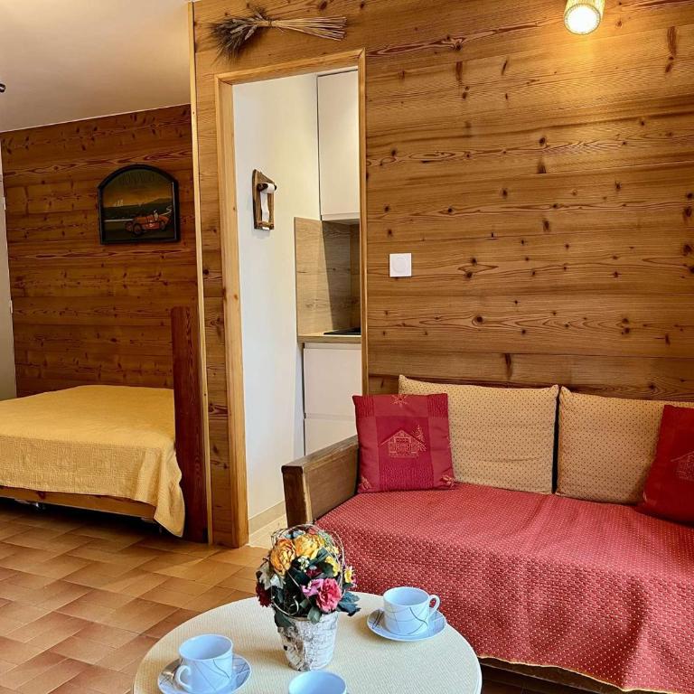 Studio confortable à Vars, 4 couchages, à 100m des pistes, proche commerces, parfait pour vacances - FR-1-330B-195 - Appartamento - 7