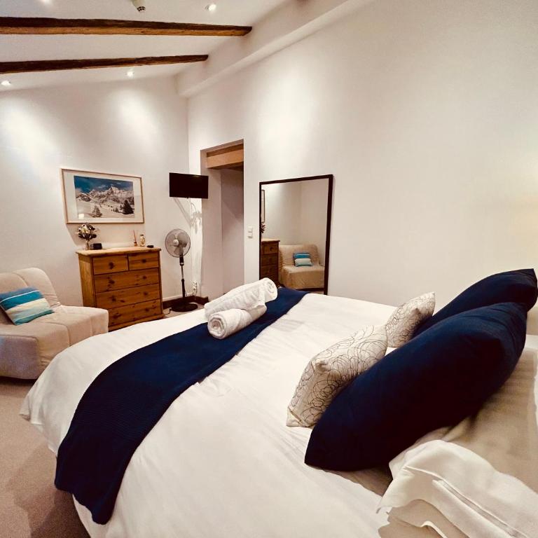 Ferme du Ciel - Chambre Lit King-Size - Vue sur Montagne - 1