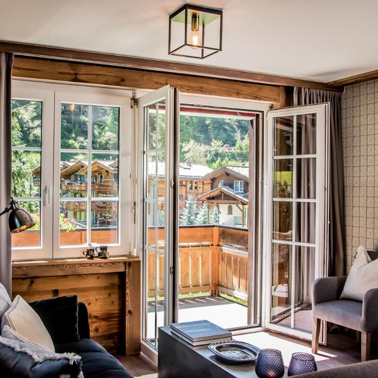Chalet Bull Zermatt - Apartamento de 1 dormitorio con balcón y vistas a la montaña - 31