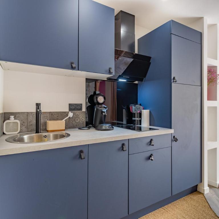 Siloé - Balnéo - Stationnement gratuit dans la rue- Gare 10 min à pied - Apartment mit 1 Schlafzimmer - 12