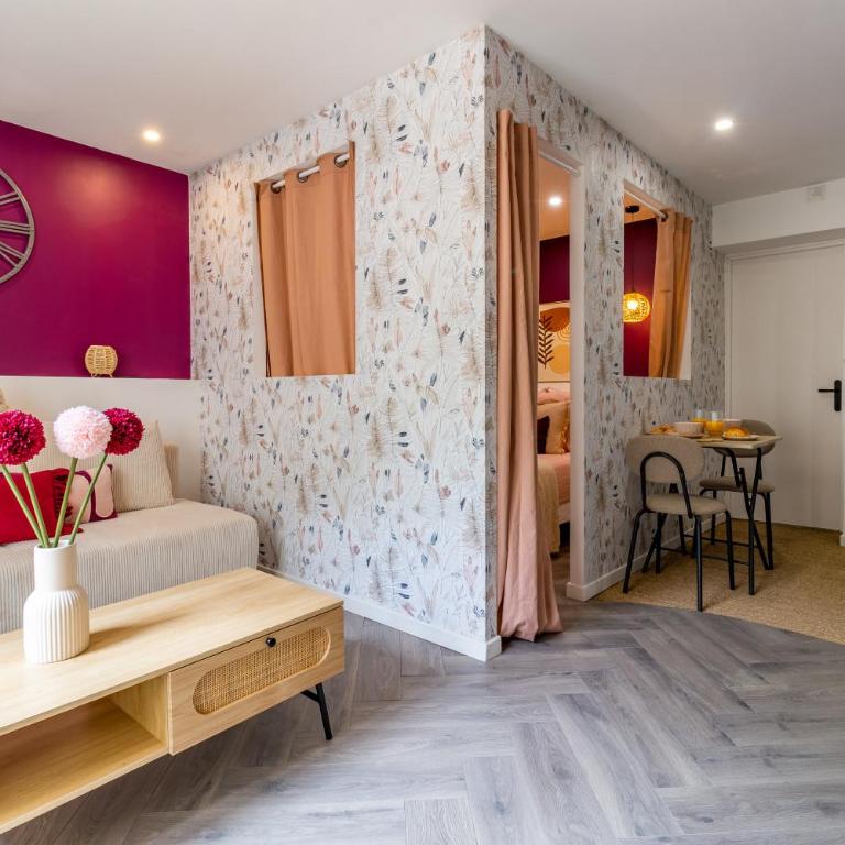 Siloé - Balnéo - Stationnement gratuit dans la rue- Gare 10 min à pied - Apartment mit 1 Schlafzimmer - 22