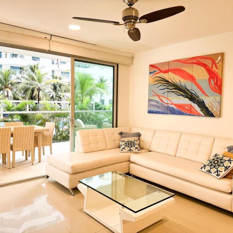 Apartamento en Cartagena con balcón en Morros - Family Two-Bedroom Apartment with View - 2