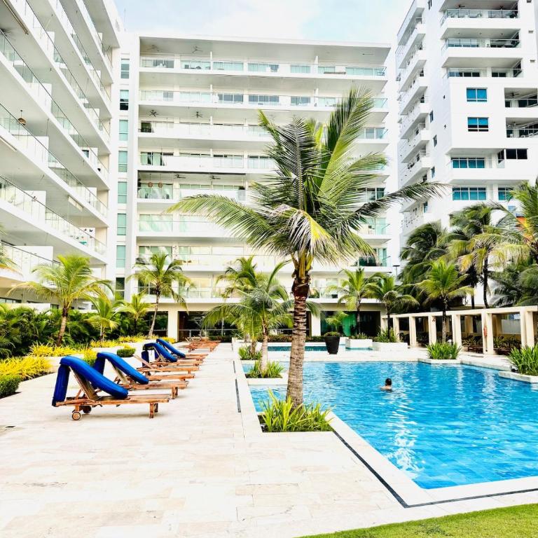 Apartamento en Cartagena con balcón en Morros - Family Two-Bedroom Apartment with View - 17