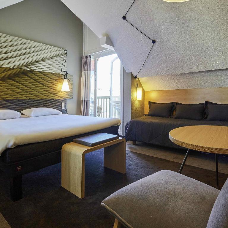 ibis Deauville Centre - Chambre Premium avec 1 Lit Double, 1 Canapé Simple et Balcon - 6