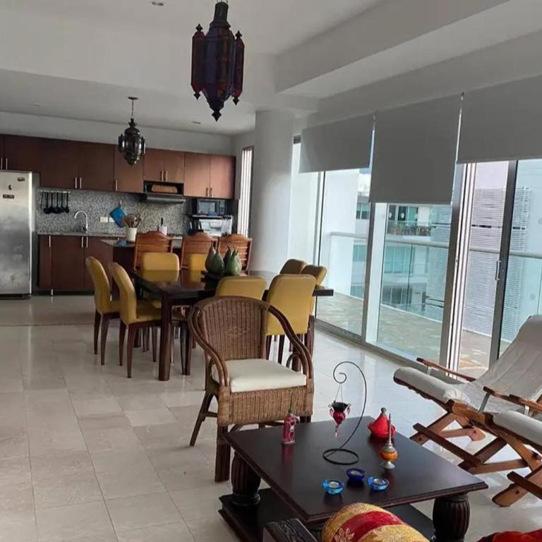 Apartamento con Vista al mar 3 habitaciones 4 baños Morros cartagena - Apartamento - 8