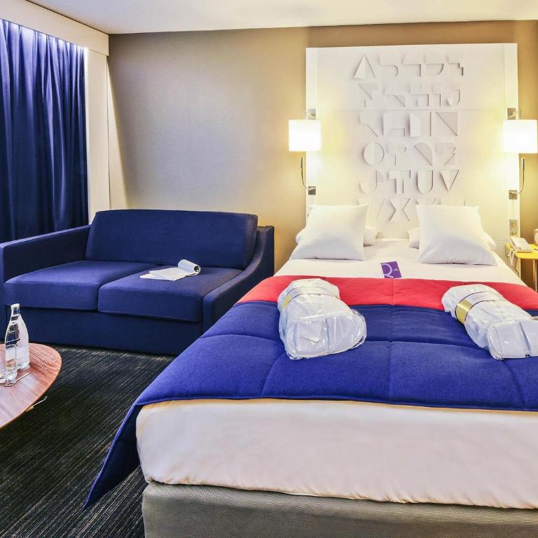 Mercure Rennes Centre Parlement - Chambre Double Deluxe avec Canapé-Lit - Côté Jardin - 3