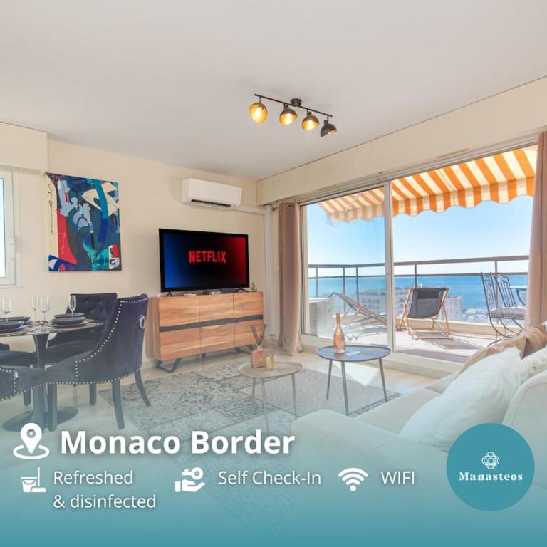 5mn Monaco - Sublime écrin - Terrasse vue mer - EM - Appartement 1 Chambre avec Vue - 1