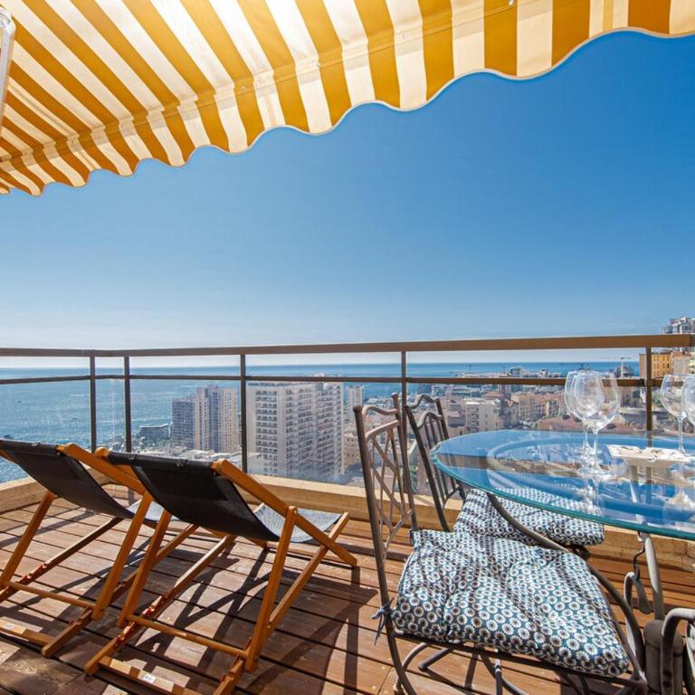 5mn Monaco - Sublime écrin - Terrasse vue mer - EM - Appartement 1 Chambre avec Vue - 21