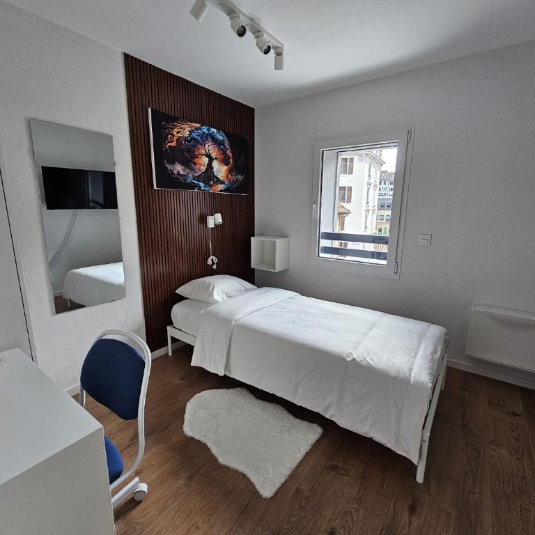 Private & Shared Stays in Lausanne - Camera Singola Standard con Bagno in Comune - 3