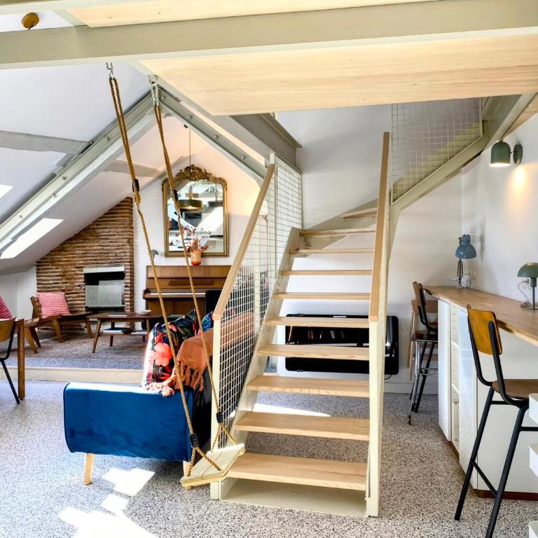 La Balançoire - Loft 115 m2 refait à neuf - 3 chambres - Apartment mit 3 Schlafzimmern - 20