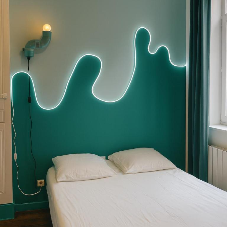 Chambre privée "turquoise" - Maison partagée - Chambre Double - 1