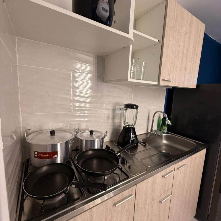 Apto ideal Moderno y Acogedor en centro de Pereira - One-Bedroom Apartment - 16