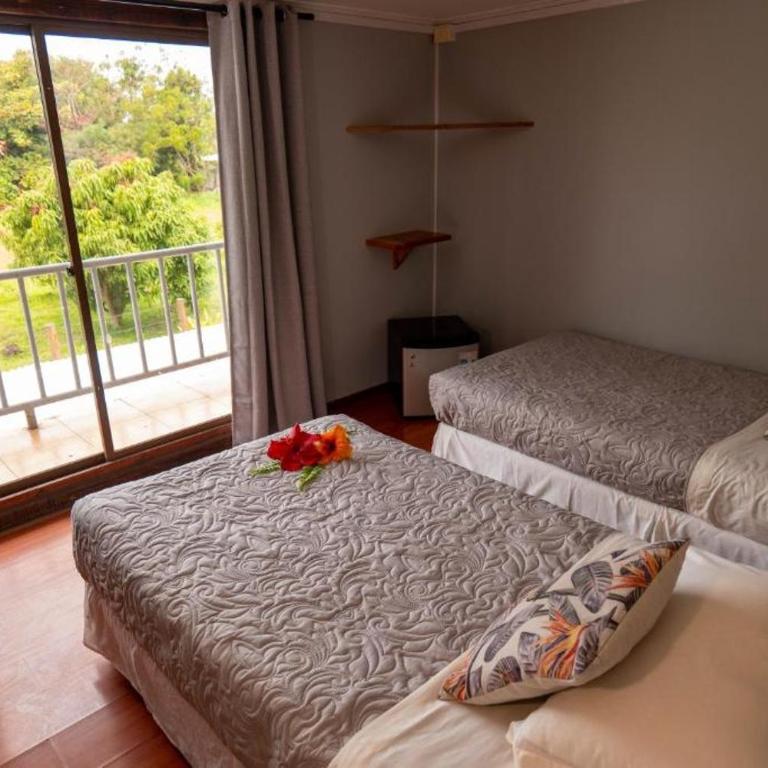 Hotel Uka Mana - Habitación Doble con balcón - 2 camas - 5
