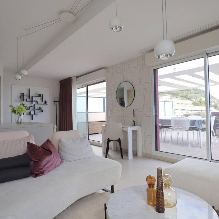 MonteCarloSeaView & Jacuzzi & Parking #29 - Appartement 2 Chambres avec Terrasse et Vue sur la Mer - 3