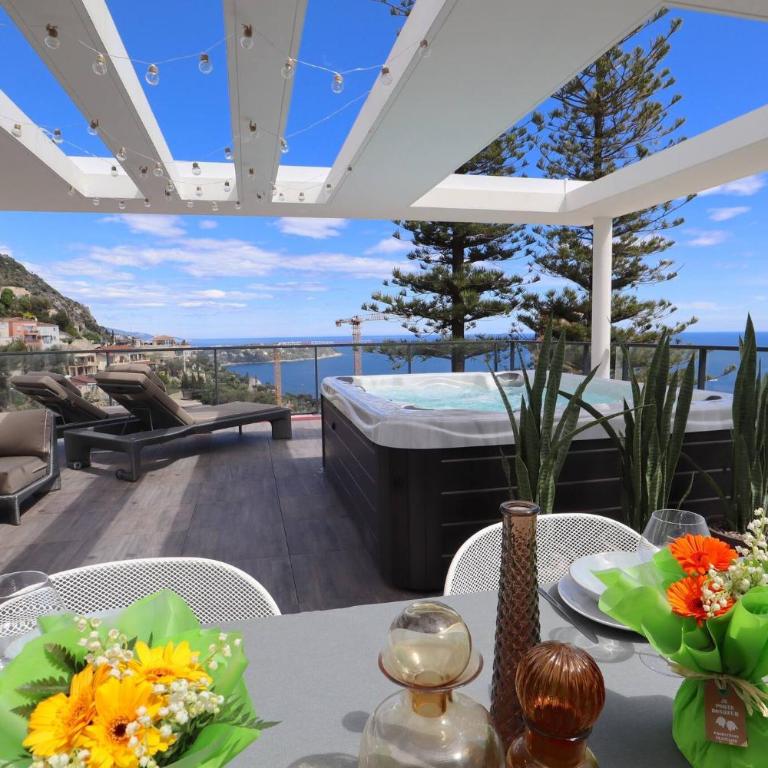 MonteCarloSeaView & Jacuzzi & Parking #29 - Appartement 2 Chambres avec Terrasse et Vue sur la Mer - 13