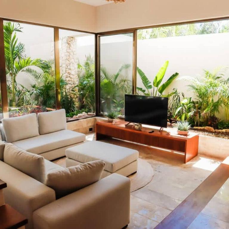 Spacious 4BR Villa with Private Pool & Lush Courtyard in Tulum - Villa - 6