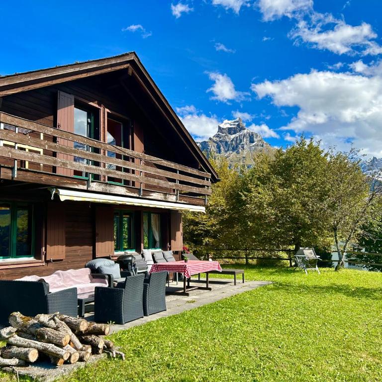 Cosy Chalet 87 in Engelberg with spectacular mountain and lake Views - Chalet mit 3 Schlafzimmern - 42