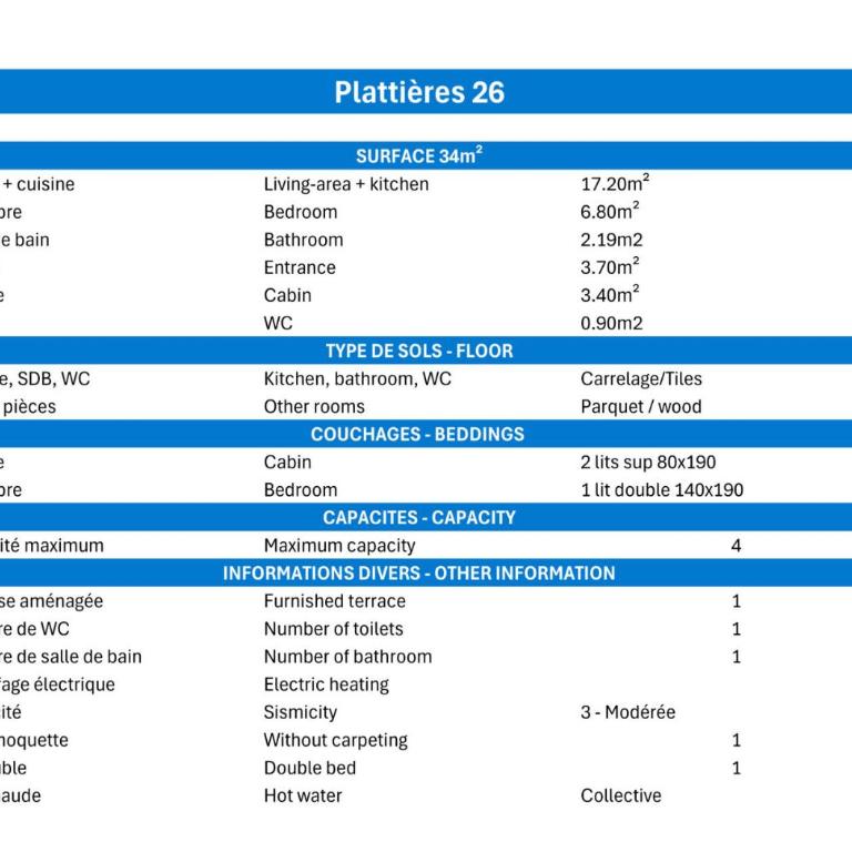 Résidence Plattieres - JOLI 2 PIÈCES CABINE ENTIÈREMENT RENOVÉ, SKI AU PIED ET PLEIN SUD MAE-7420 - Appartement - 11