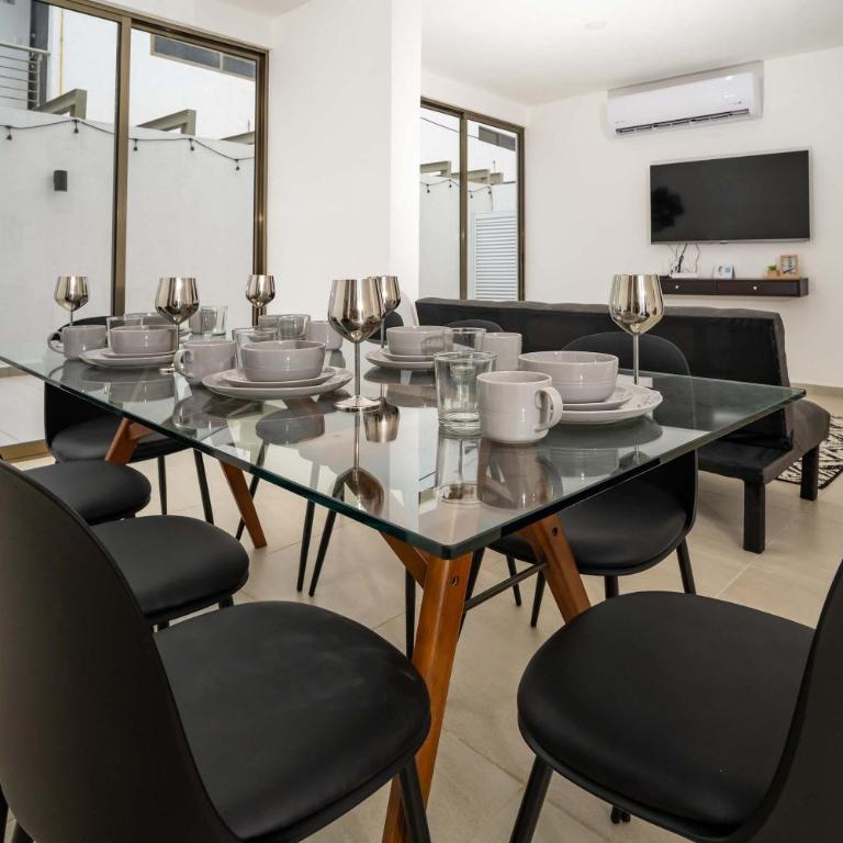 Moderno Townhouse Familiar con Alberca y Gym - Apartamento - 2