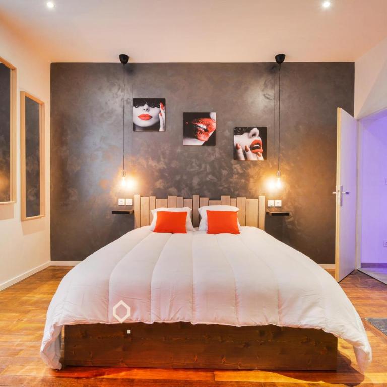 Sous le Charme de Charles Sauna & Jacuzzi Nancy - Appartement 1 Chambre - 13