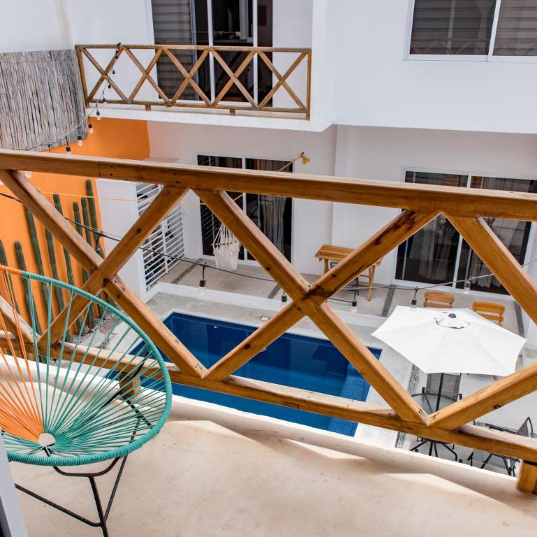 CASA GUAJE 5min to Beach Bacocho and Coral 3Floor House 6 Bedrooms all with AC 8 beds up to 16 Guests Wifi starlink - Apartamento - 19
