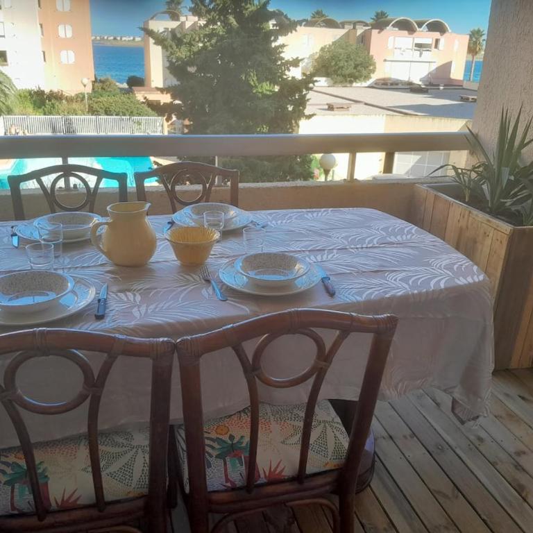 Joli appartement climatisé résidence avec piscine et plage du Grazel à 180m - Appartement 1 Chambre - Vue sur Piscine - 21