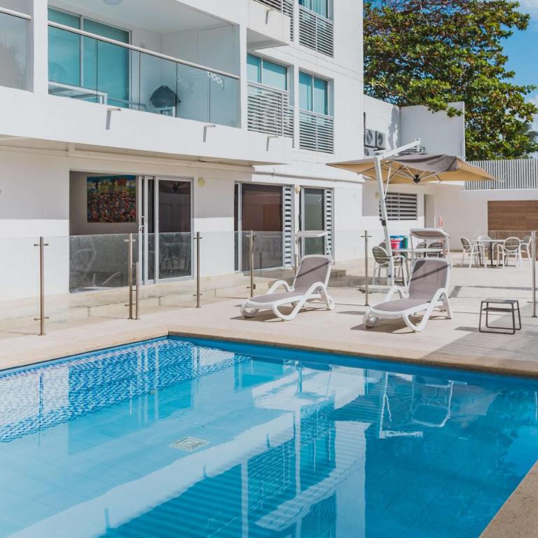 Pool Apartment 1 min walk to the Best Beach - Apartamento de 1 dormitorio con vistas a la piscina - 27