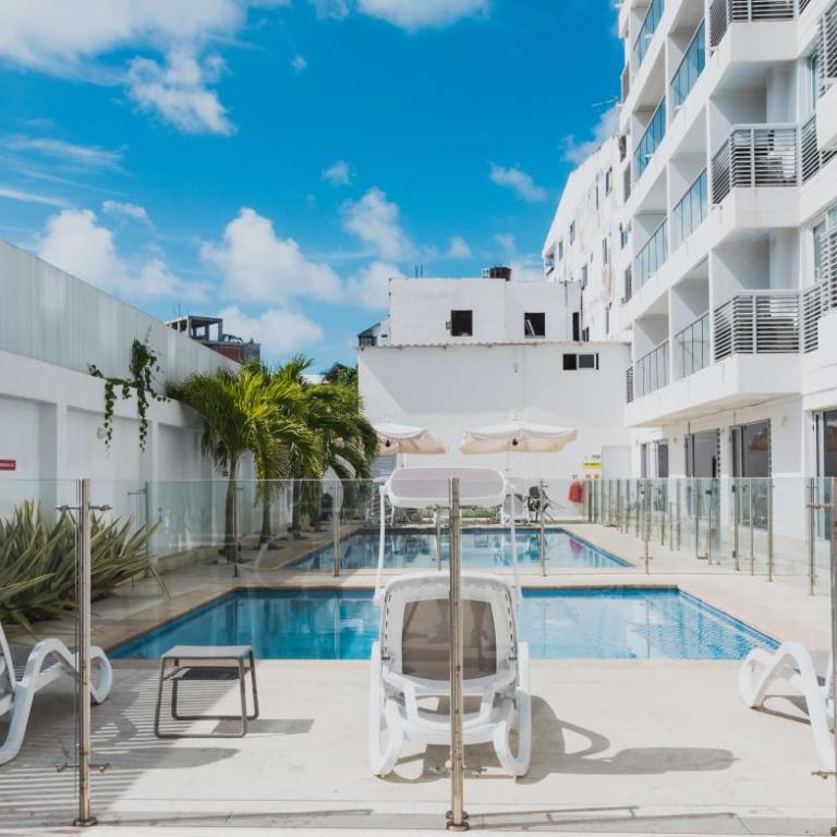Pool Apartment 1 min walk to the Best Beach - Apartamento de 1 dormitorio con vistas a la piscina - 30