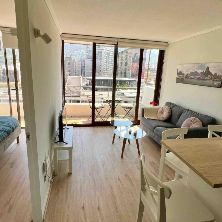 RD175 Acogedor y luminoso departamento amoblado en el corazón de Providencia - One-Bedroom Apartment - 8