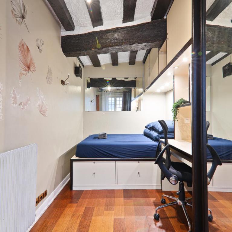 Notre Dame de Paris Luxurious 1BR-4P with NetFlix - One-Bedroom Apartment - 8