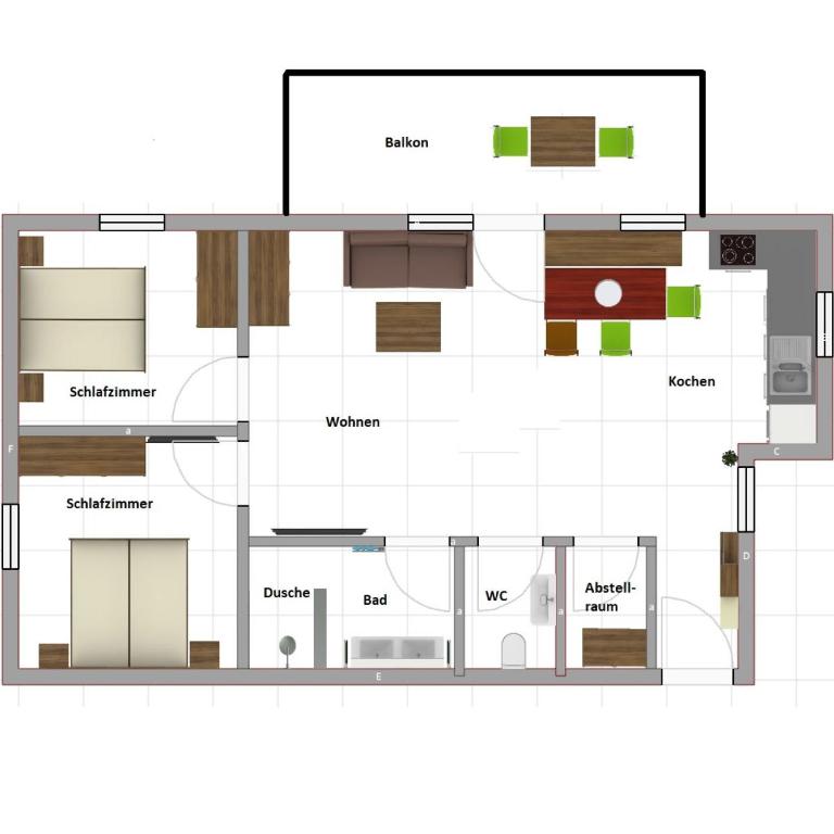 Alps 3000-1 - Apartment mit 2 Schlafzimmern - 13