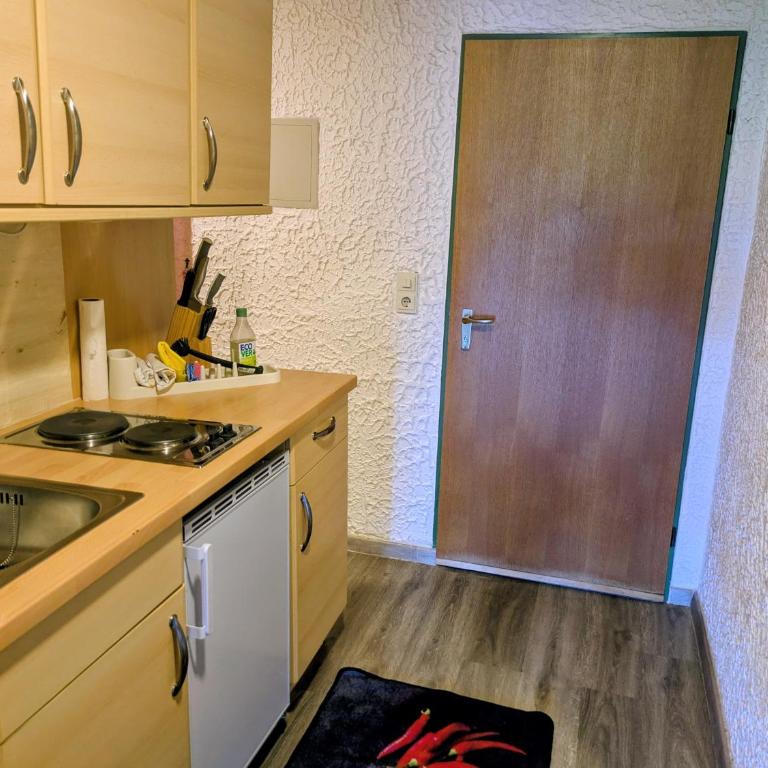 Apartment Wiesenblick l 4 Personen l WIFI l Haustierfreundlich - Apartment mit 1 Schlafzimmer und Gartenblick - 7