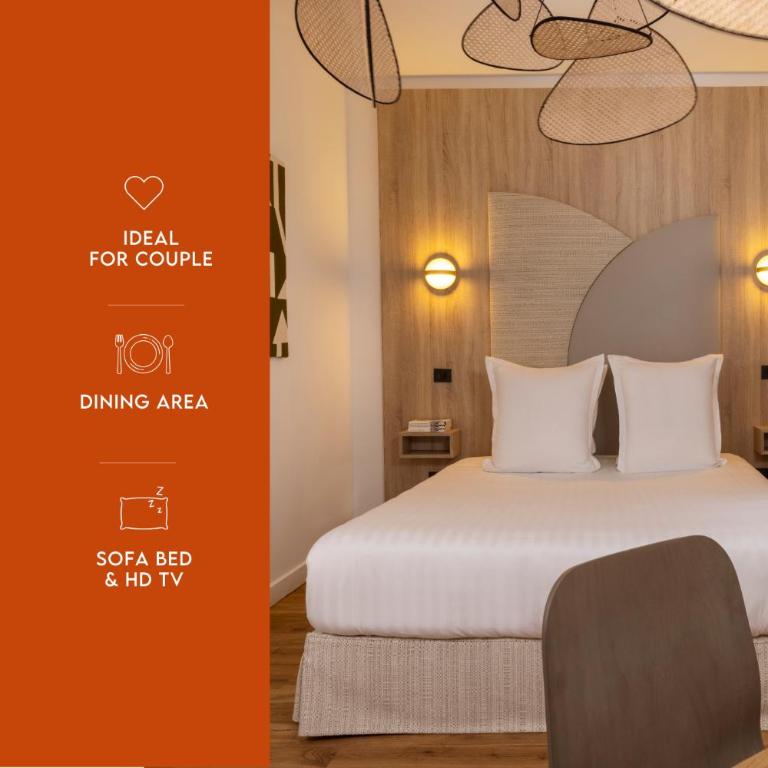 Yuna Blanche - Serviced Apartments - Appartement 1 Chambre au Calme sur Cour - 45 m2 - 25