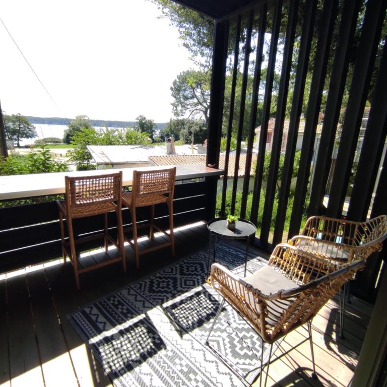 Chambre Perchée avec vue imprenable sur le lac de Lacanau - Chambre Double Deluxe - 12