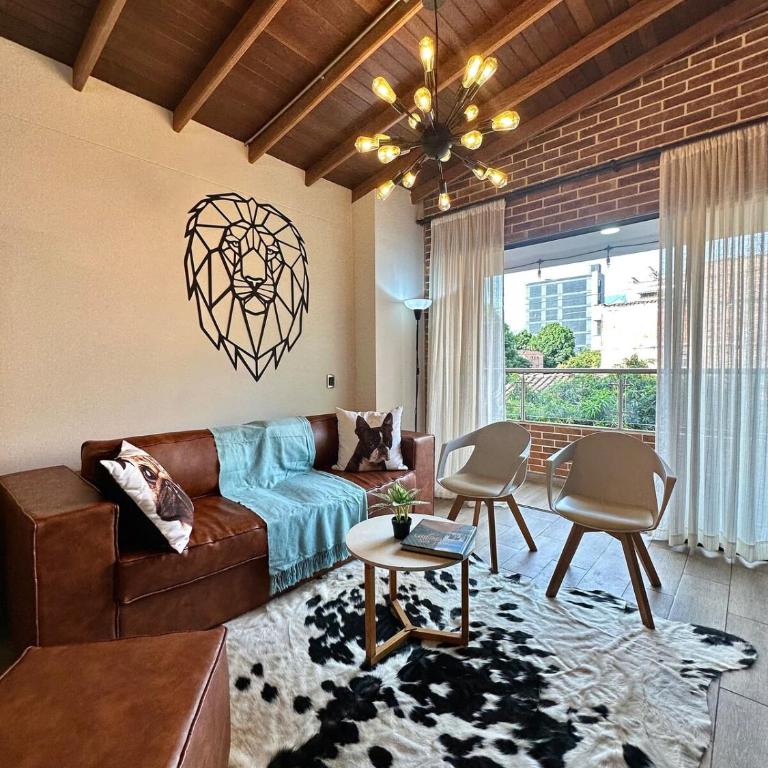 Suitable unique design with natural light Envigado - Two-Bedroom Apartment - 1