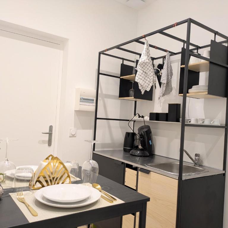 Carré d'Or Centre Ville Nîmes Romanité - One-Bedroom Apartment - 40