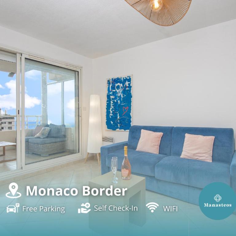 5mn Monaco - Terrasse vue mer - Parking - EA - Appartement 1 Chambre - 1