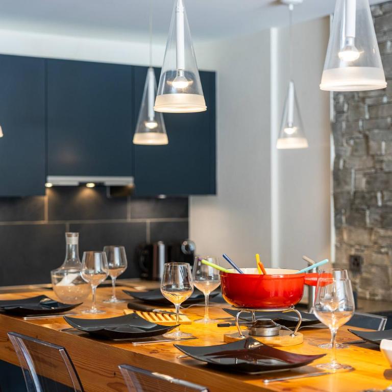 Le Bouquetin l Ski-out l Sauna - Apartment mit 2 Schlafzimmern - 5