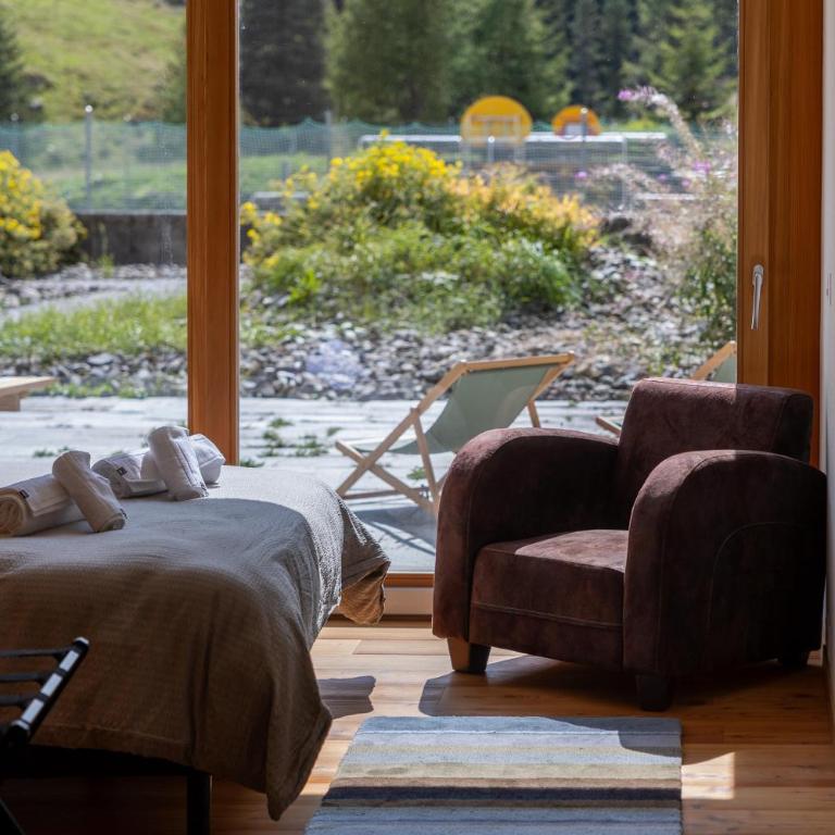 Le Bouquetin l Ski-out l Sauna - Apartment mit 2 Schlafzimmern - 17
