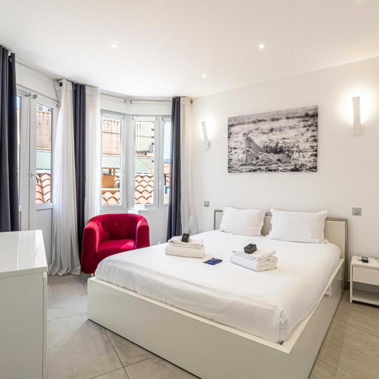 Charming flat - AC - 2BR - 6P - Cannes - Apartment mit 2 Schlafzimmern - 6