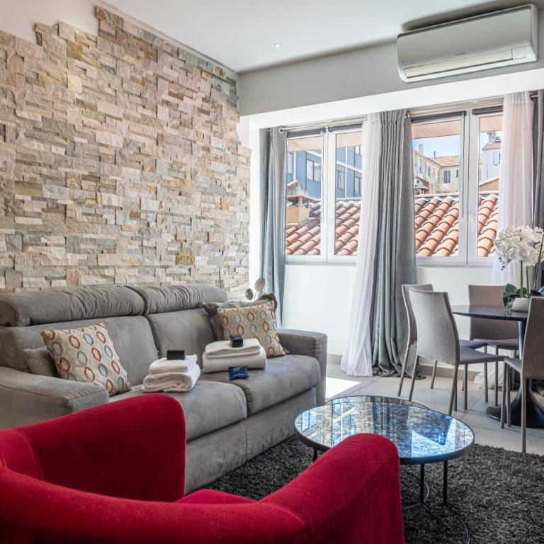 Charming flat - AC - 2BR - 6P - Cannes - Apartment mit 2 Schlafzimmern - 1