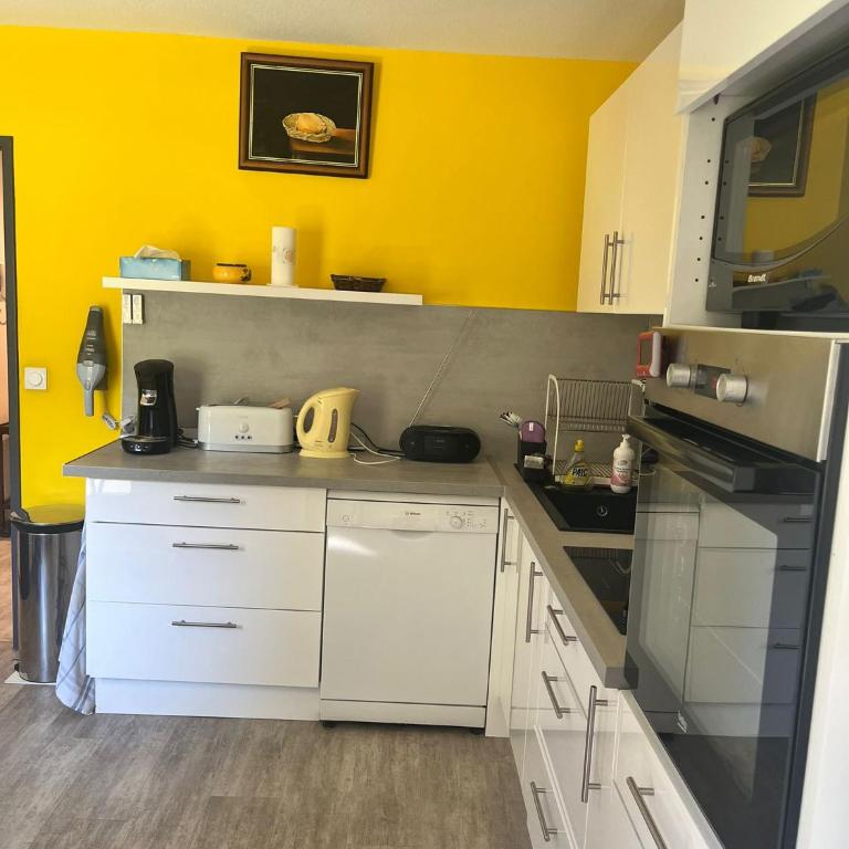 Appartement RDC 4 personnes, plein centre et face parc d'Uriage, proche termes - Appartement 1 Chambre - 6