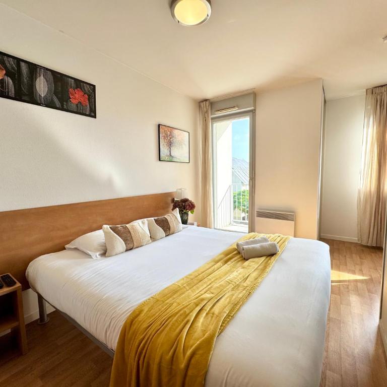 Le Saint Jean, Ouest de Rennes, avec balcon et stationnement - One-Bedroom Apartment - 7