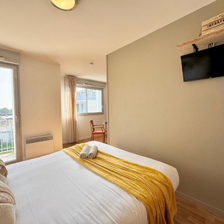Le Saint Jean, Ouest de Rennes, avec balcon et stationnement - One-Bedroom Apartment - 5