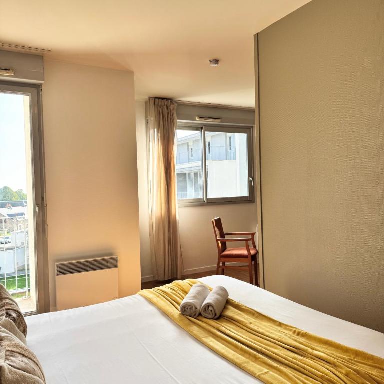 Le Saint Jean, Ouest de Rennes, avec balcon et stationnement - One-Bedroom Apartment - 20