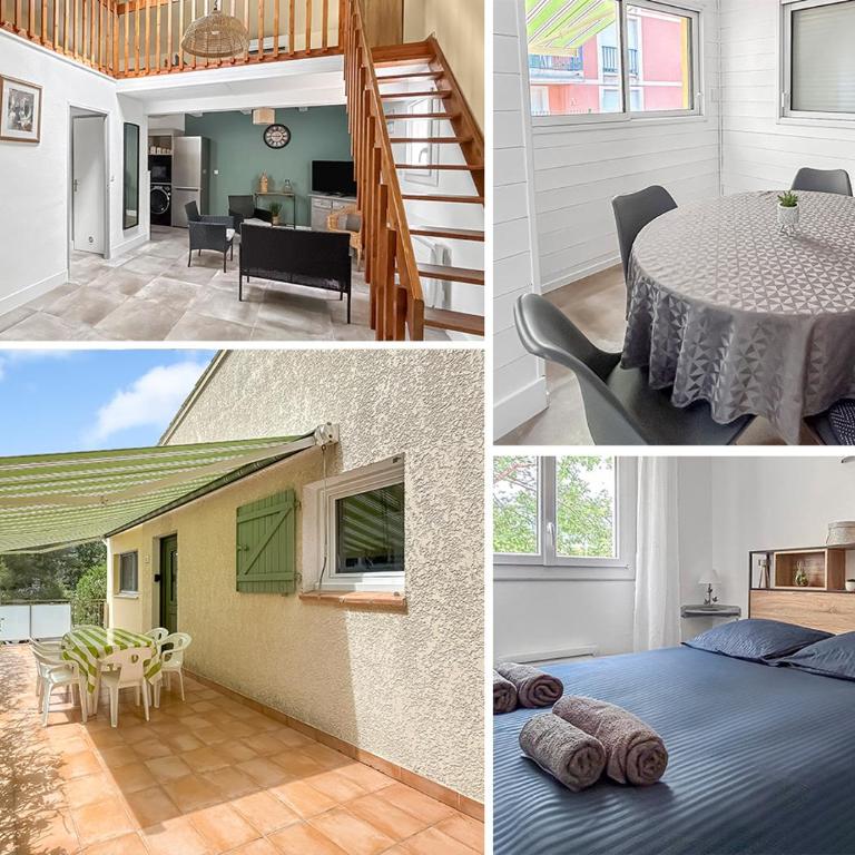 Terrasse privée, à 5 min des plages - Villa mit 2 Schlafzimmern - 2
