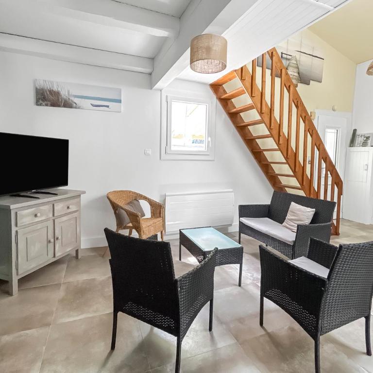 Terrasse privée, à 5 min des plages - Villa mit 2 Schlafzimmern - 3