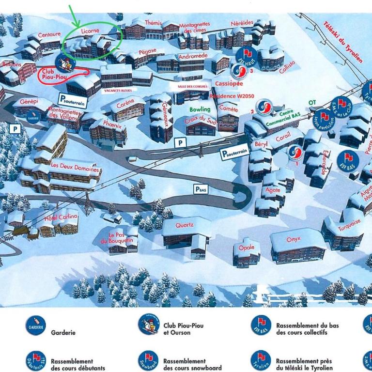 L ADRET - Duplex 6 pers 2 chambres - Belle Plagne PARADISKI - Appartement en Duplex - 17
